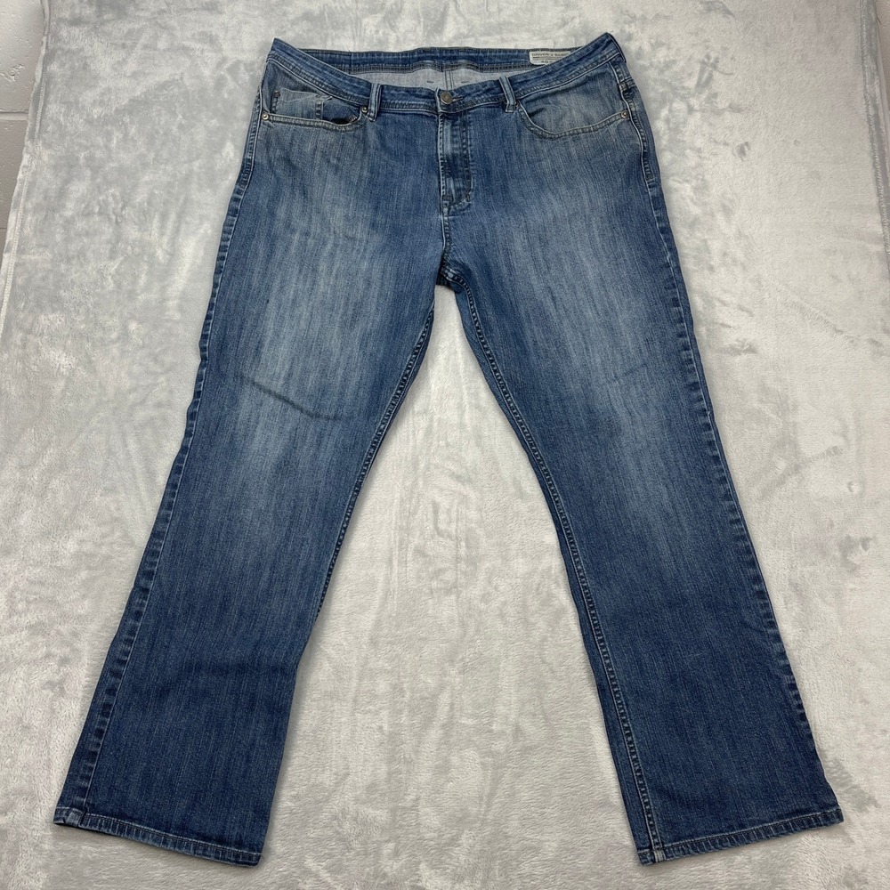 Buffalo David Bitton Drixen X Basic Jeans‎ Mens 40x32 Blue Stretch Straight Leg